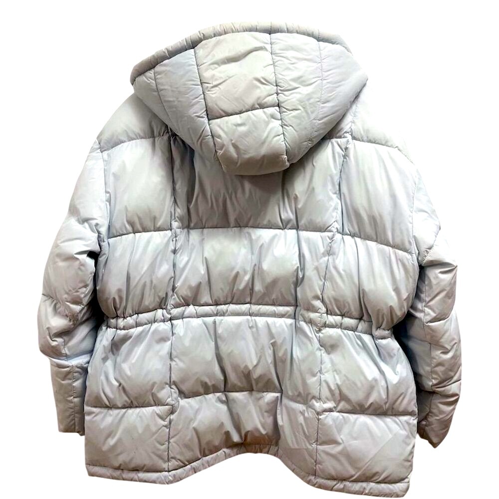 Levi's Powder Blue Megan Puffer Jacket with Hood Size L - Picture 6 of 6